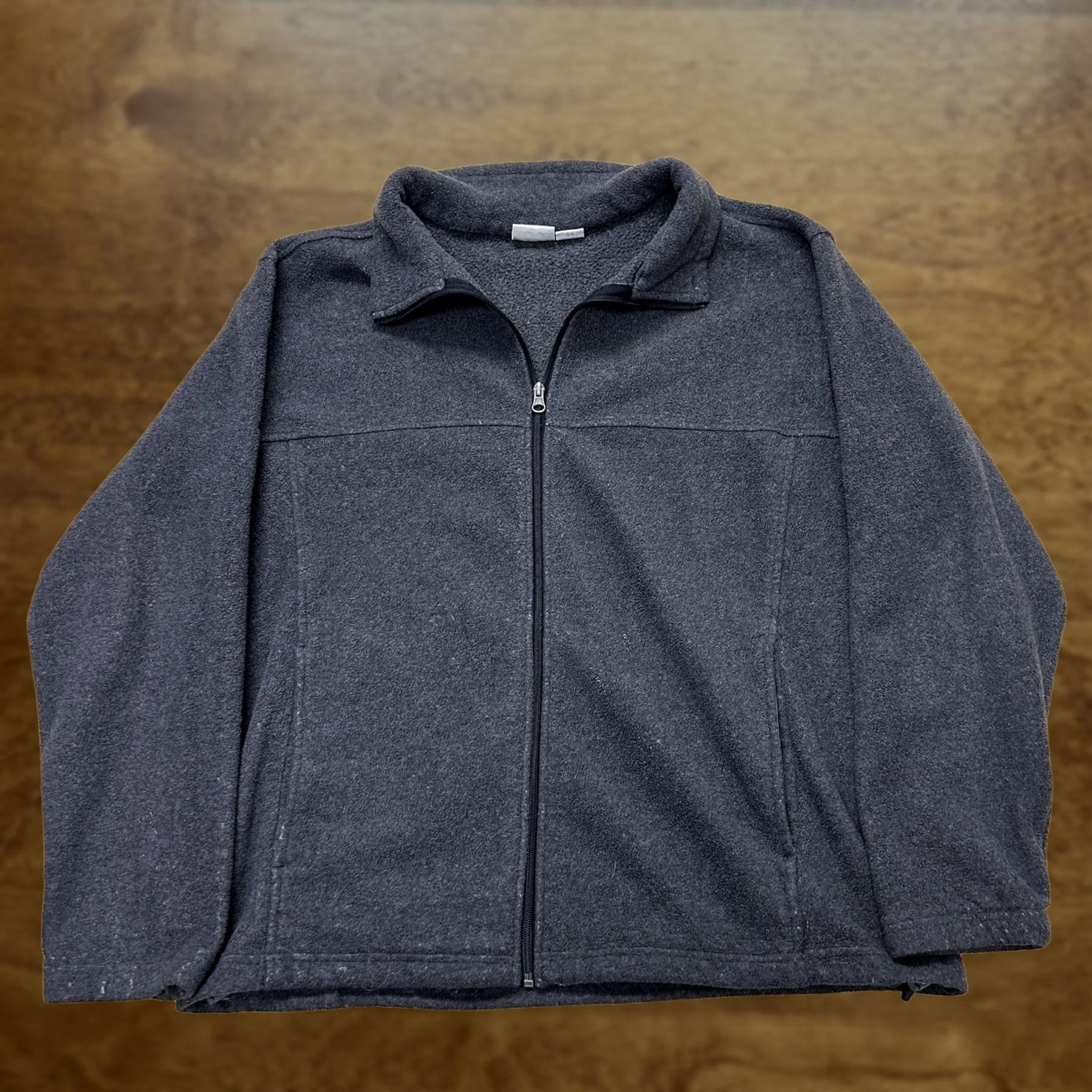 Bass Pro Shops Bass Pro Shops Mens Large Gray Fleece Jacket - Pre-Owned - Full Zip Outdoor Casual Size US L / EU 52-54 / 3 - 1 Thumbnail
