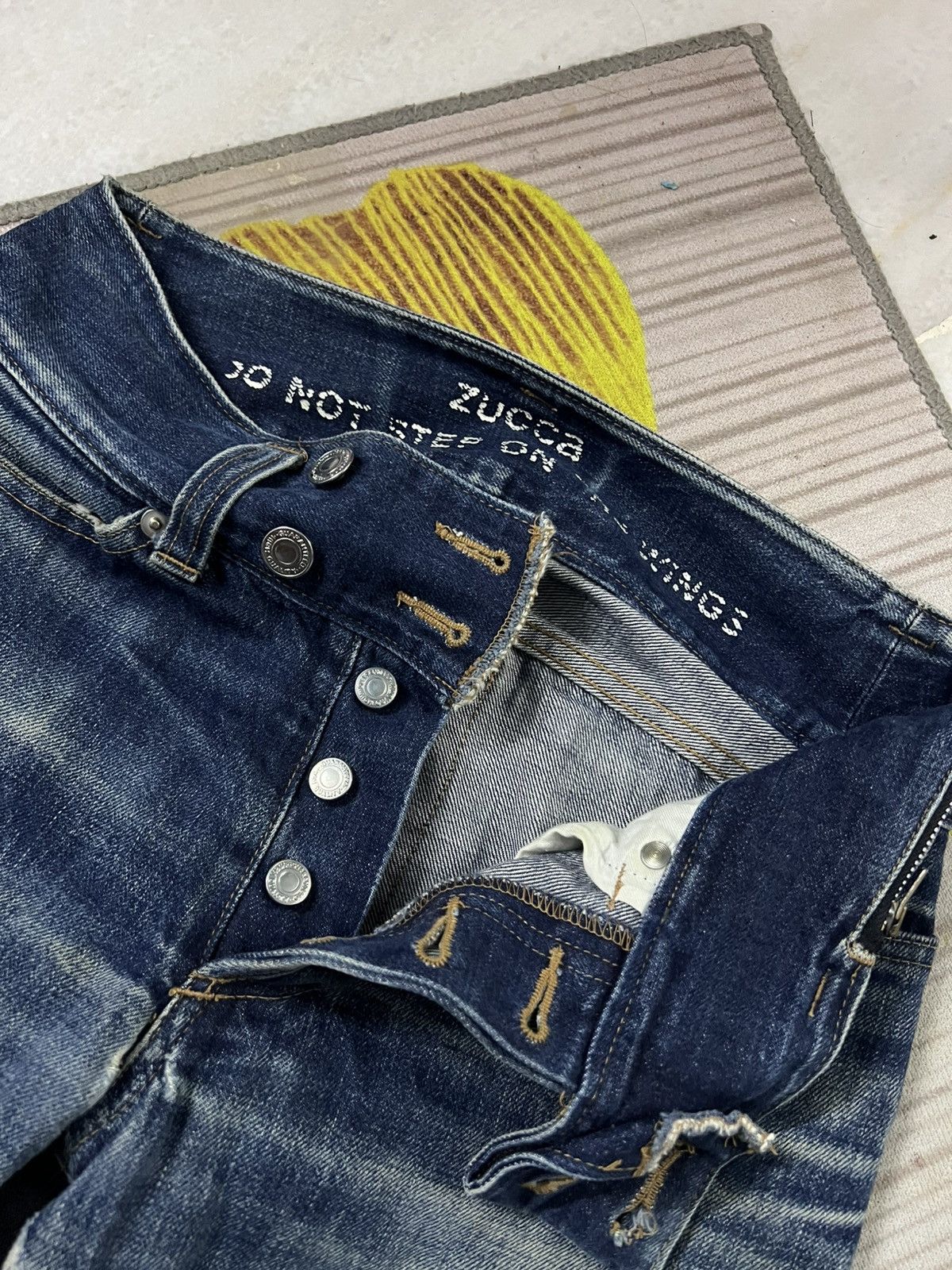 CABANE de ZUCCa 💥Vintage Cabane De Zucca Cropped Selvedge Jean Size US 28 / EU 44 - 5 Thumbnail
