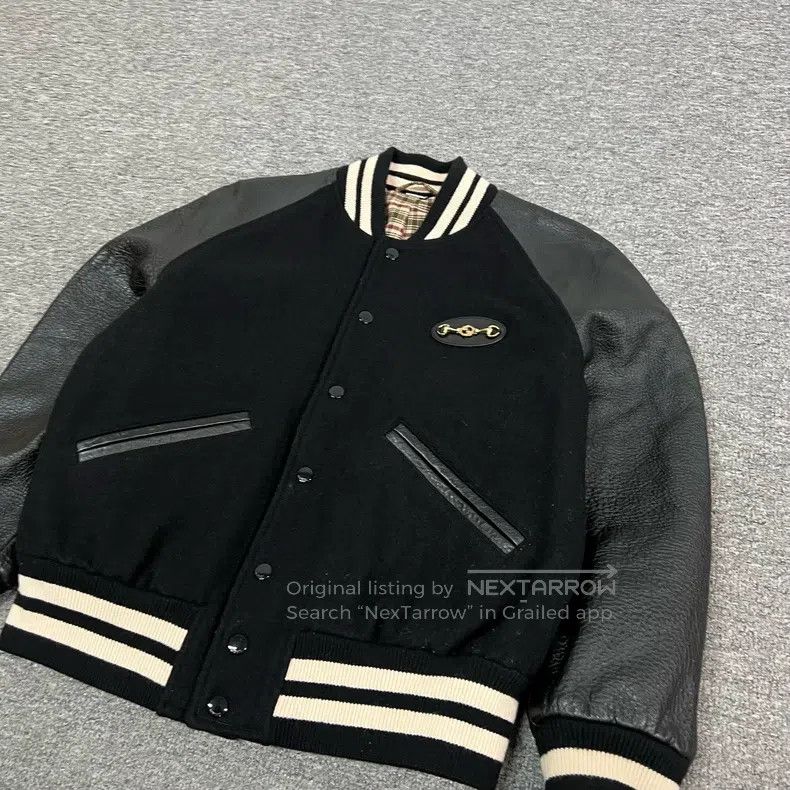Gucci Gucci Black felt leather jacket Size US S / EU 44-46 / 1 - 4 Thumbnail