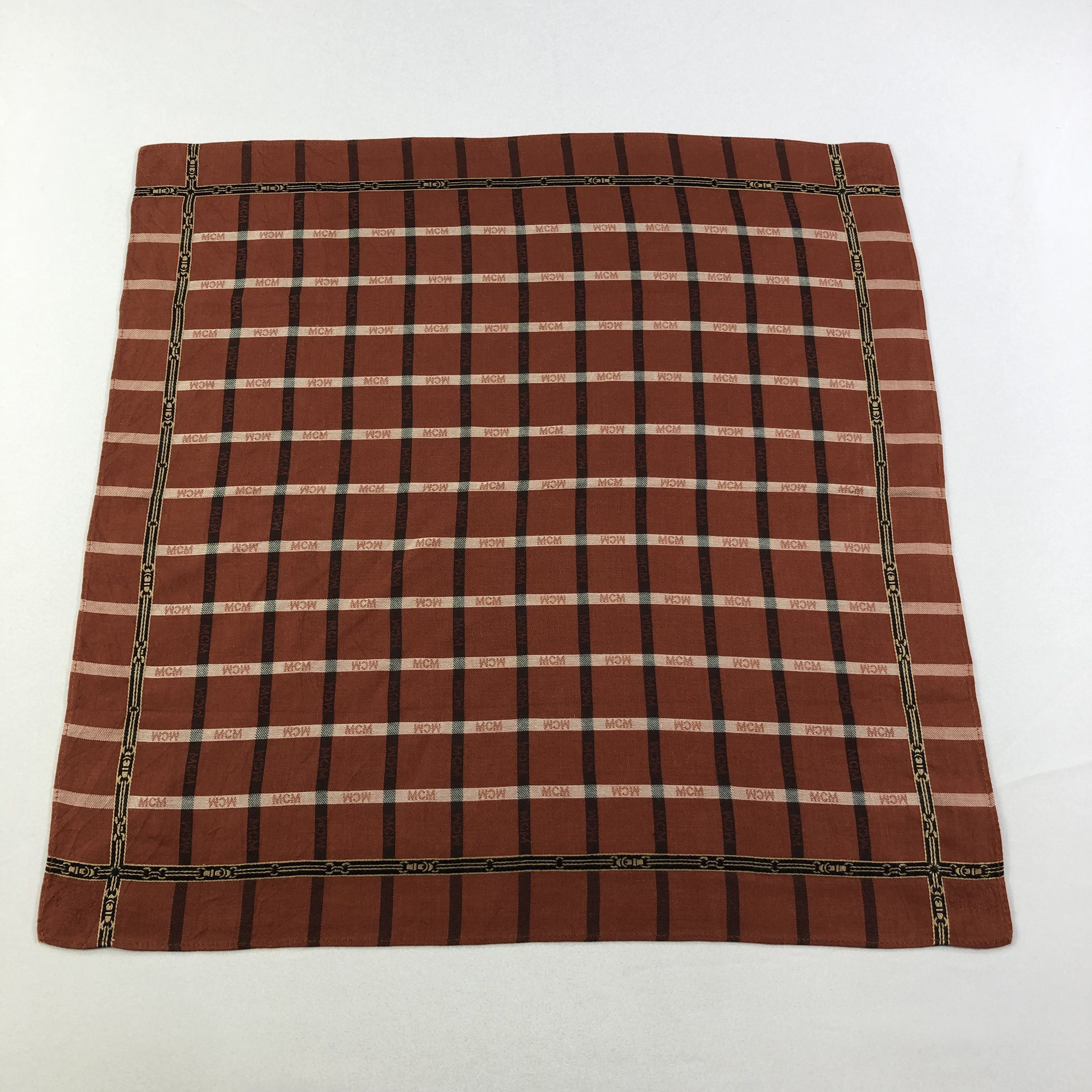 MCM MCM Brown Handkerchief Neckerchief Bandana H2043 Size ONE SIZE - 2 Thumbnail