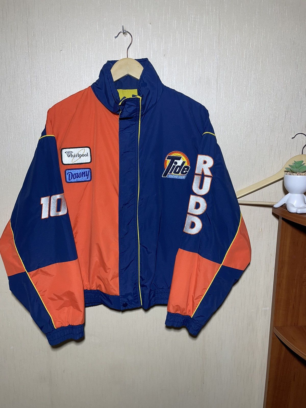 Vintage Tide racing team rudo 10 nascar jacket Size US L / EU 52-54 / 3 - 1 Thumbnail