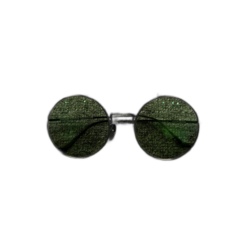 Chrome Hearts gold rim cross sunglasses