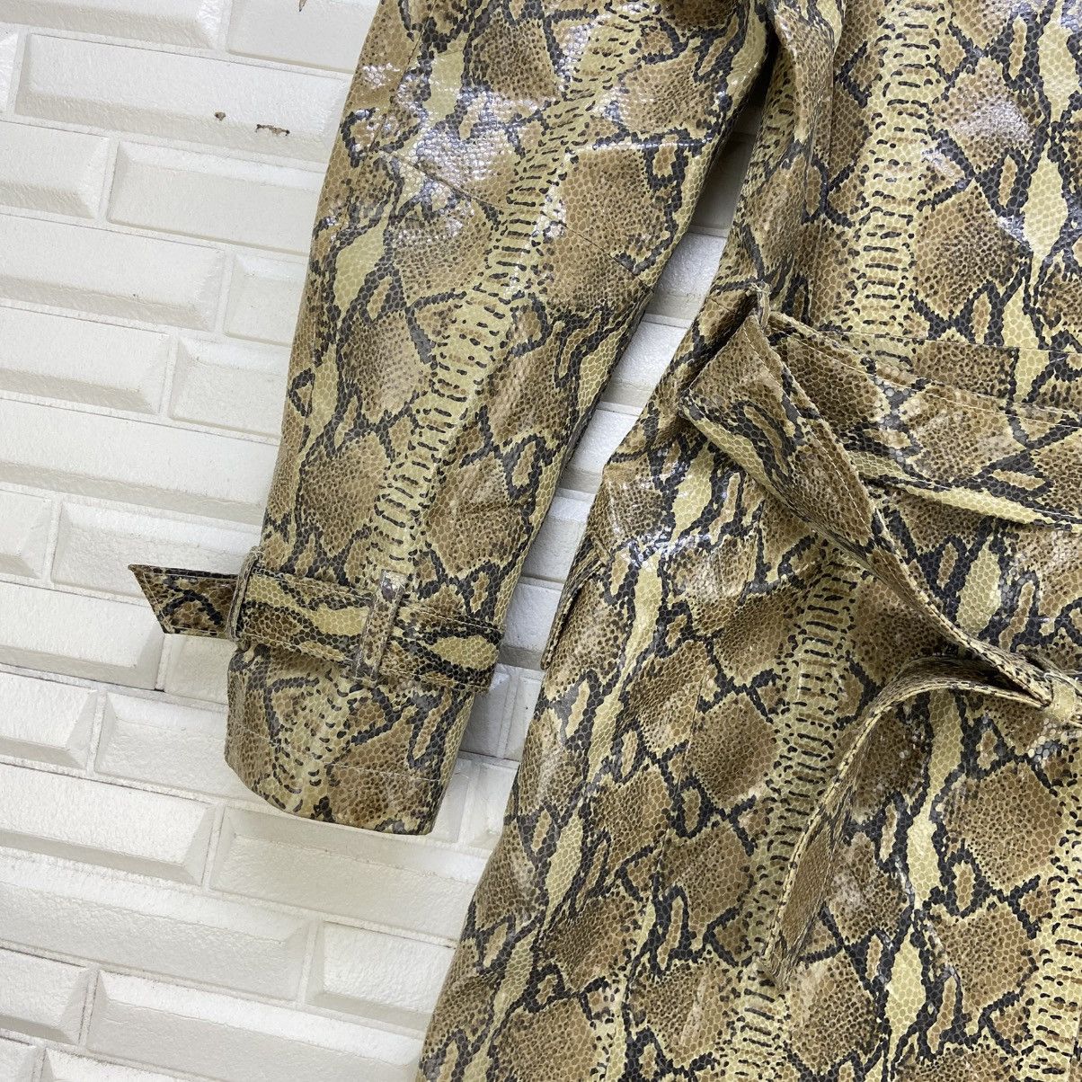 Tornado Mart Tornado Mart Python Long Coat Pig Skin Size US XS / EU 42 / 0 - 14 Thumbnail