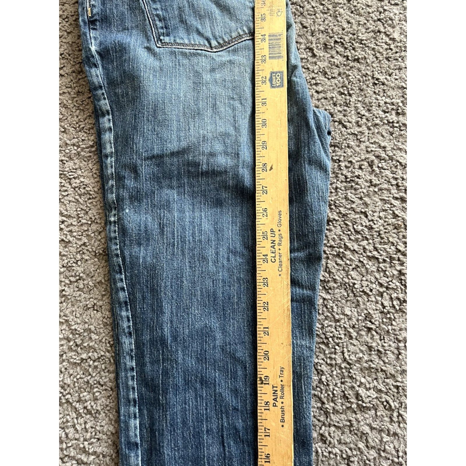 Vintage L.L. Bean Women's Classic Fit Stretch Jeans Straight Leg Dark Wash Size 10 MT Size 32" / US 10 / IT 46 - 6 Thumbnail