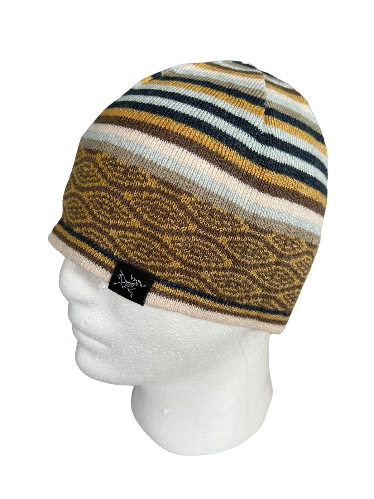 Arc'teryx Vtg Arc'teryx Multicolor Striped Beanie 50%wool 50%Acrylic Size ONE SIZE - 6 Thumbnail
