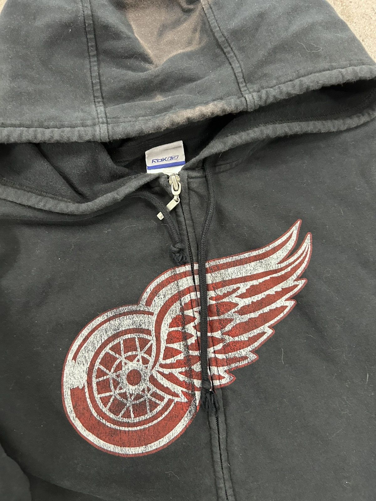Reebok Vintage detroit redwings zip up hoodie Size US M / EU 48-50 / 2 - 2 Thumbnail