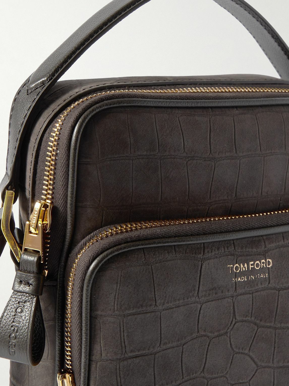 Tom Ford o1loc1c0325 H0465 Size: OS / Croc-Effect Messenger Bag Size ONE SIZE - 5 Thumbnail