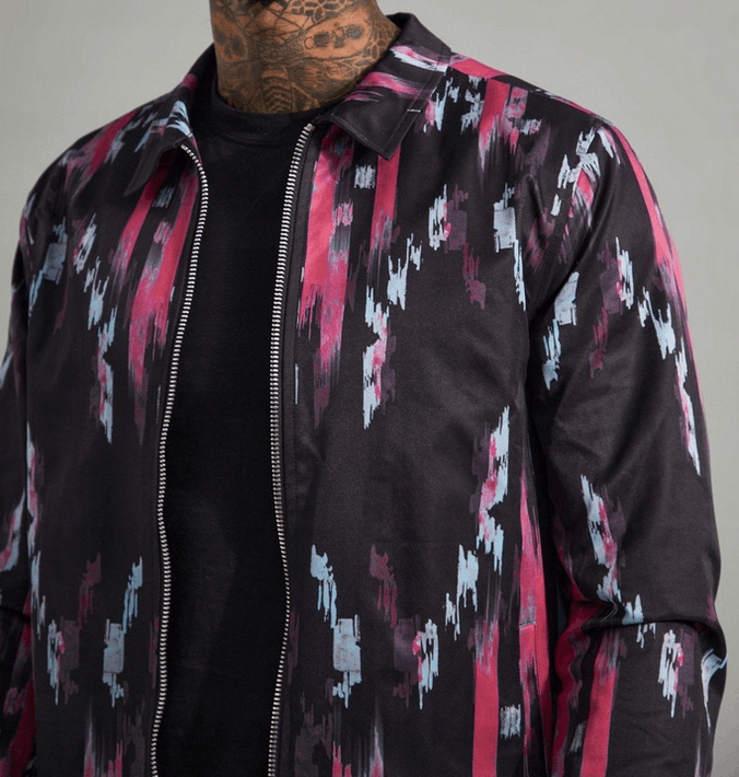 Japanese Brand Neon printed L/XL streetwear Archive jacket boxy hype 90s Size US L / EU 52-54 / 3 - 3 Thumbnail