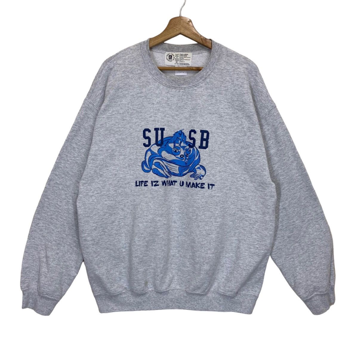 Japanese Brand Seven Union Big Logo Pullover Hoodie Size US L / EU 52-54 / 3 - 1 Thumbnail