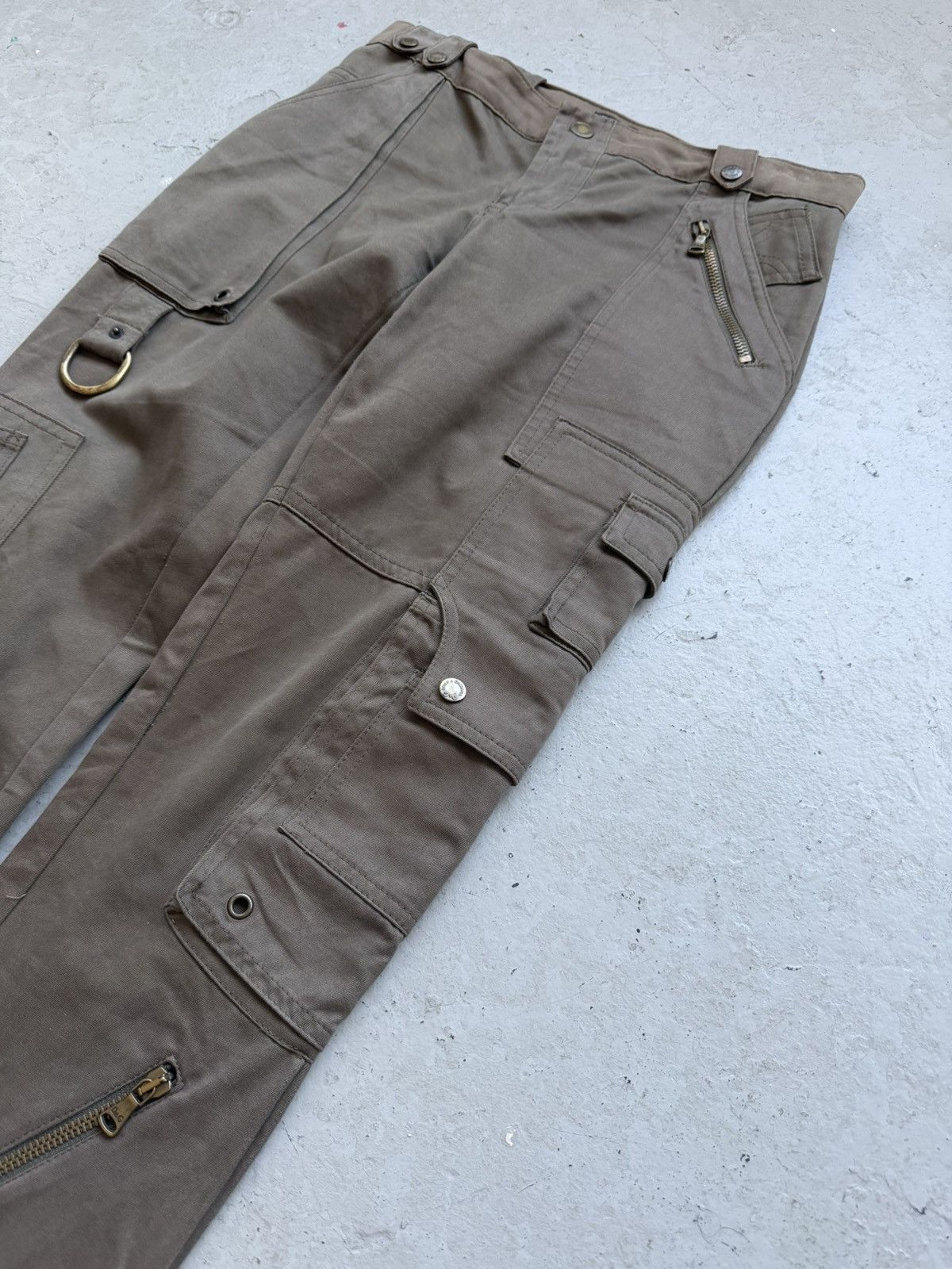 Dolce & Gabbana Dolce & Gabbana 2000’s Olive Cargo Multi Pocket Pants Size 24" / US 00 / IT 34 - 2 Thumbnail