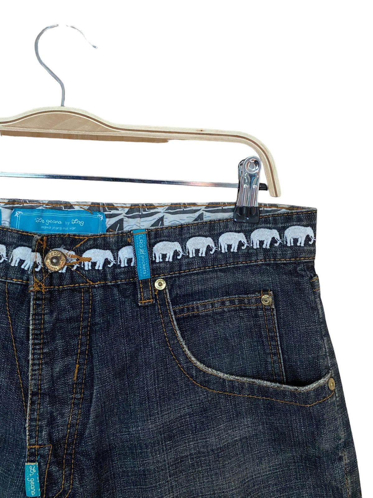 Japanese Brand × LRG Vintage Japanese Brand LRG Jeans 1990s Size US 32 / EU 48 - 11 Thumbnail