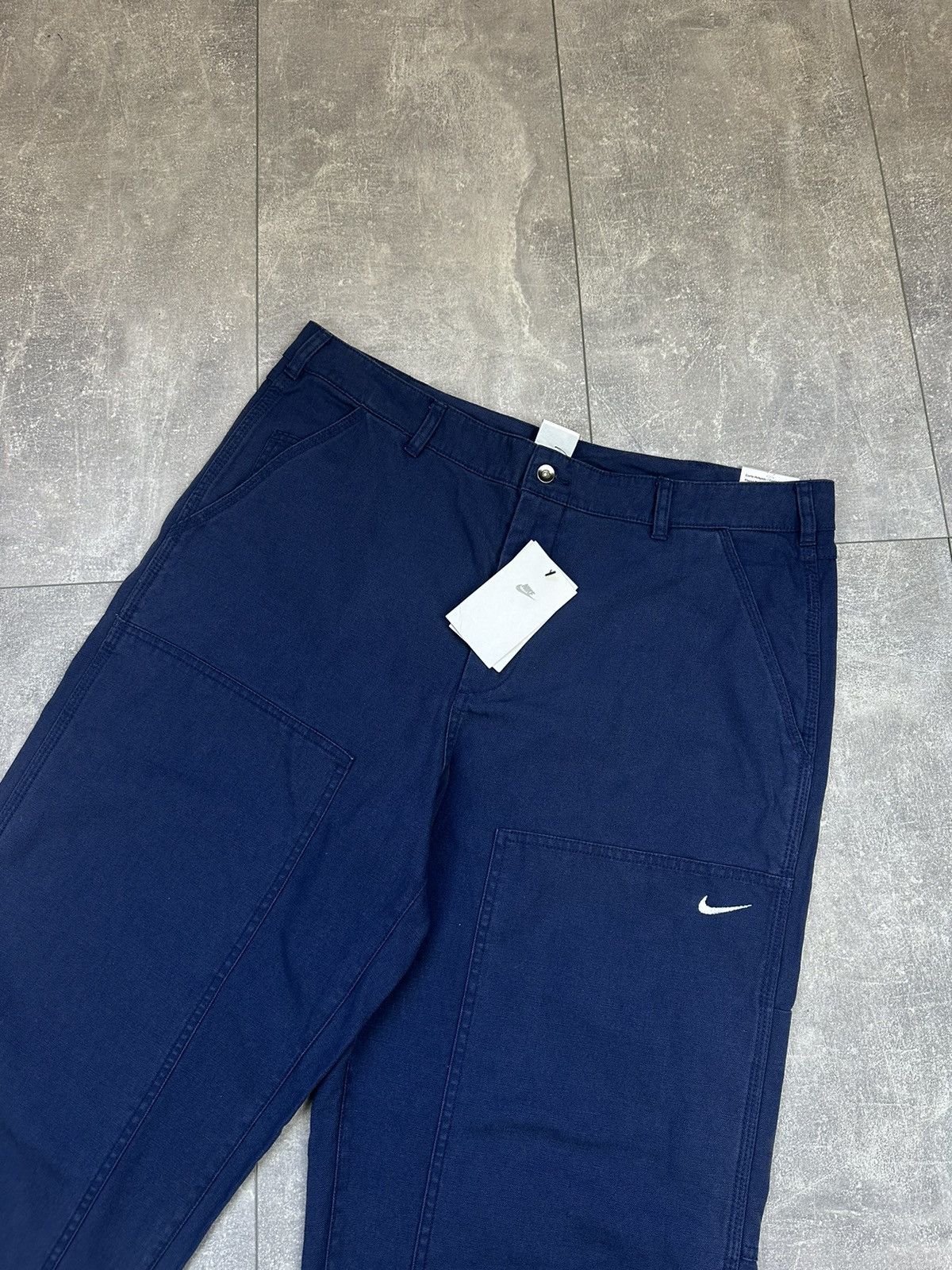 Vintage Nike Double Knee Canvas Utility Carpented Pants Size US 36 / EU 52 - 11 Thumbnail