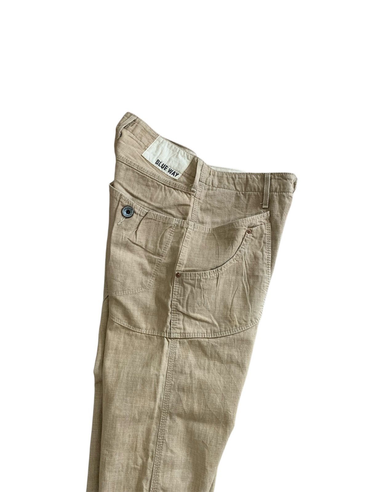 Japanese Brand Blueway Japan Leaf Sprayer Chambray Trousers Size US 30 / EU 46 - 6 Thumbnail