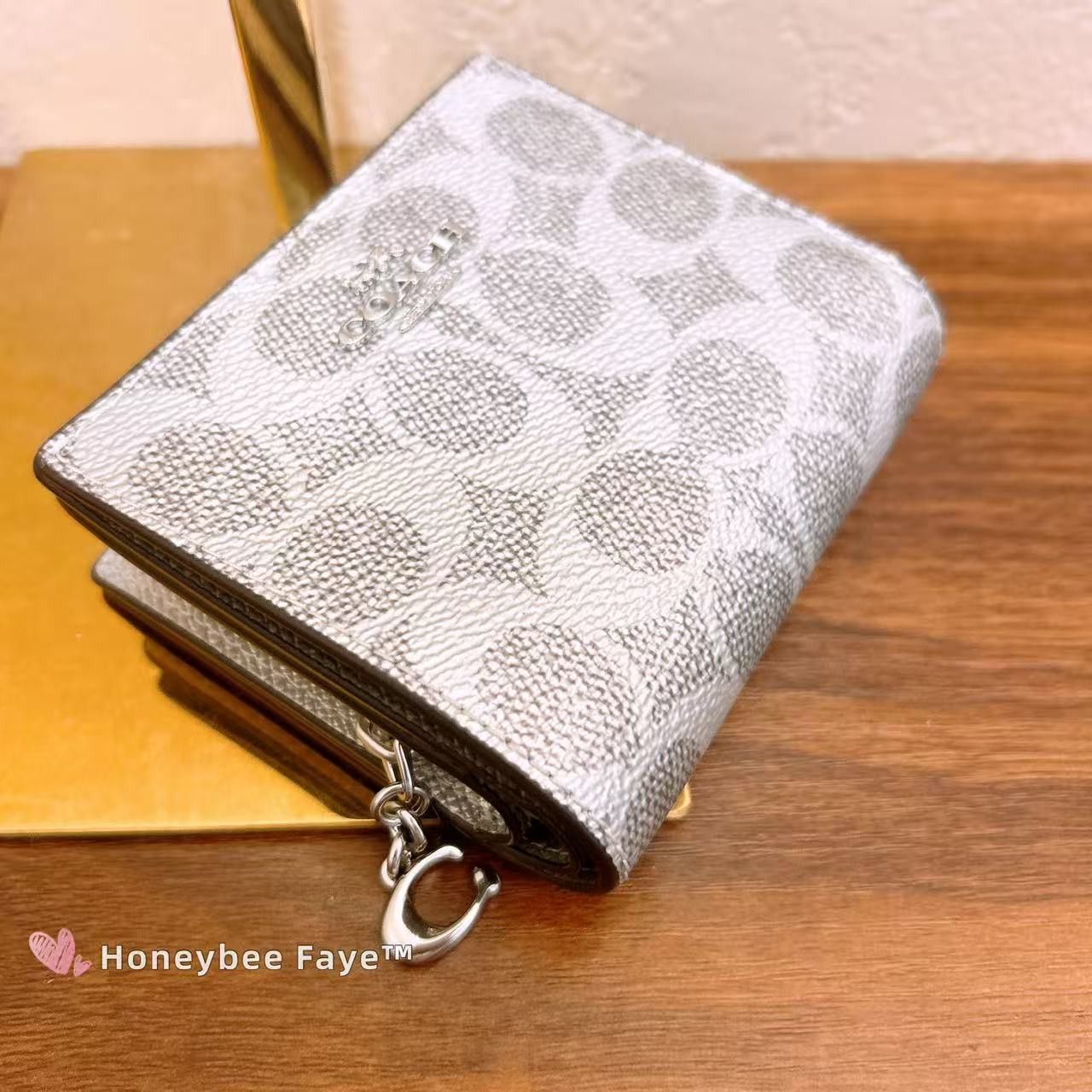 Coach NWT Coach Snap Wallet In Signature Canvas CCL96 Size ONE SIZE - 2 Thumbnail