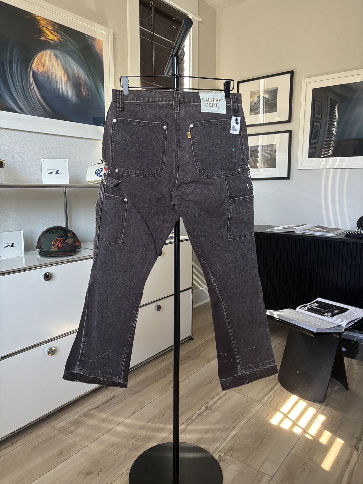 Gallery Dept. GALLERY DEPT | BROWN MOCHA PAINTER FLARE CARPENTERS Size US 29 - 7 Thumbnail