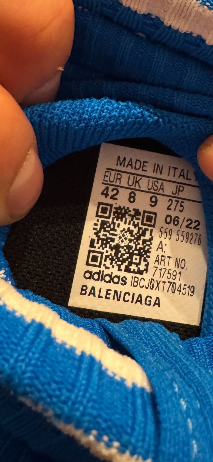 Balenciaga Balenciaga x Adidas speed trainer Size US 9 / EU 42 - 5 Thumbnail