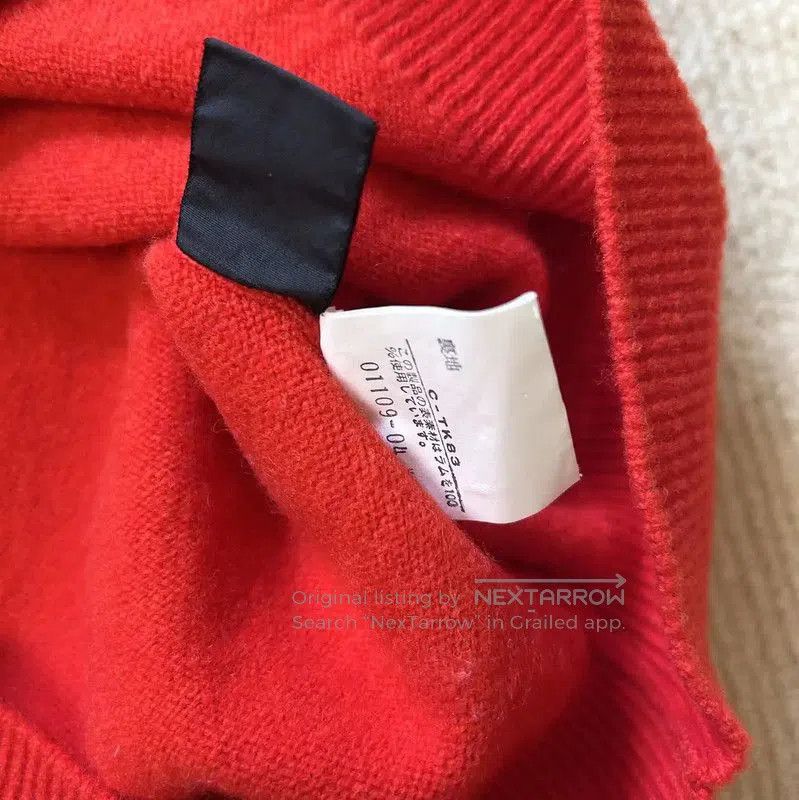 Other Burberry Red Wool Embroidered Long Sleeve Sweater. Size M / US 6-8 / IT 42-44 - 9 Thumbnail