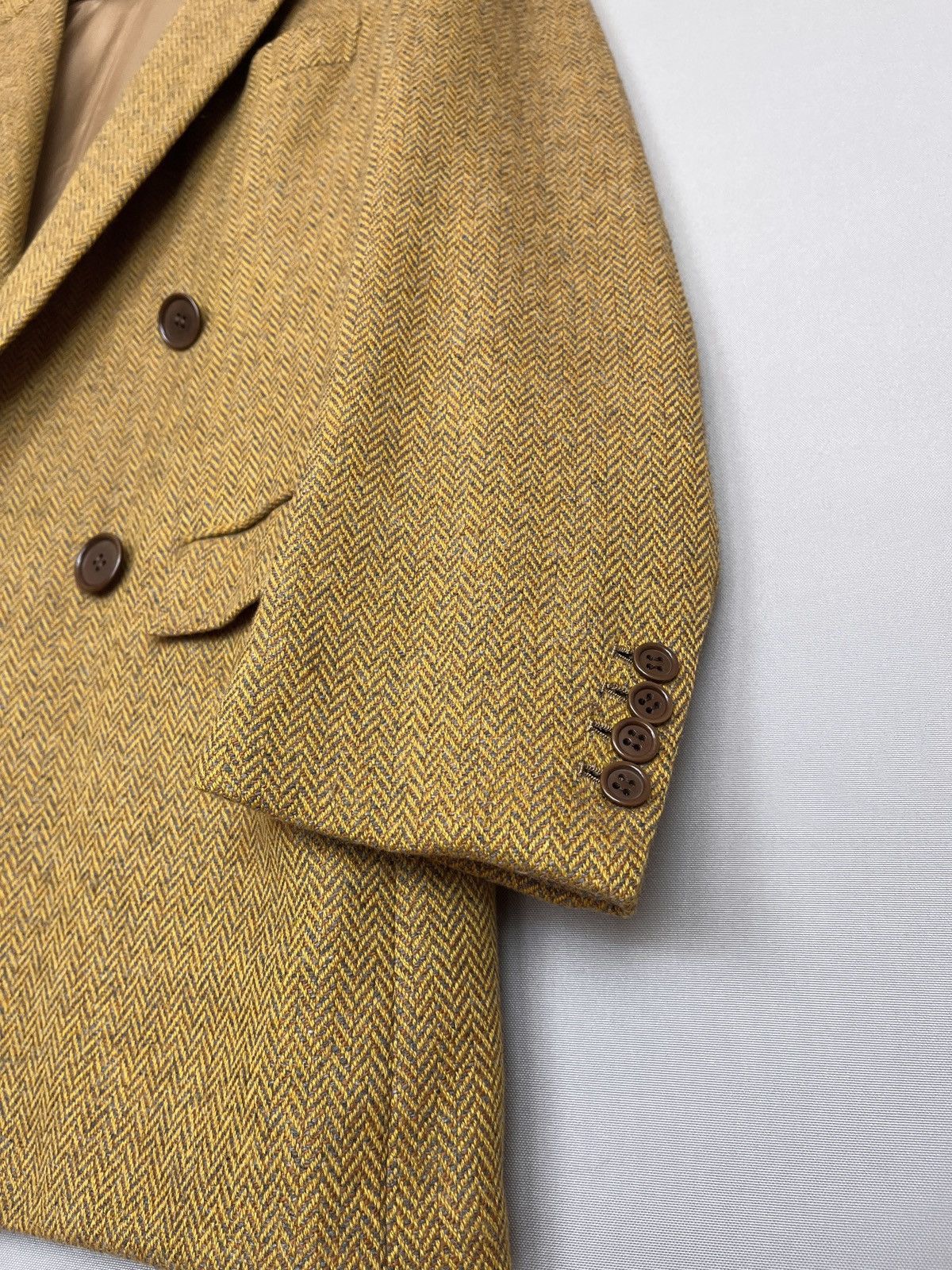 Kiton 🔥KITON NAPOLI Double Breasted Herringbone Blazer Size L / US 10 / IT 46 - 17 Thumbnail