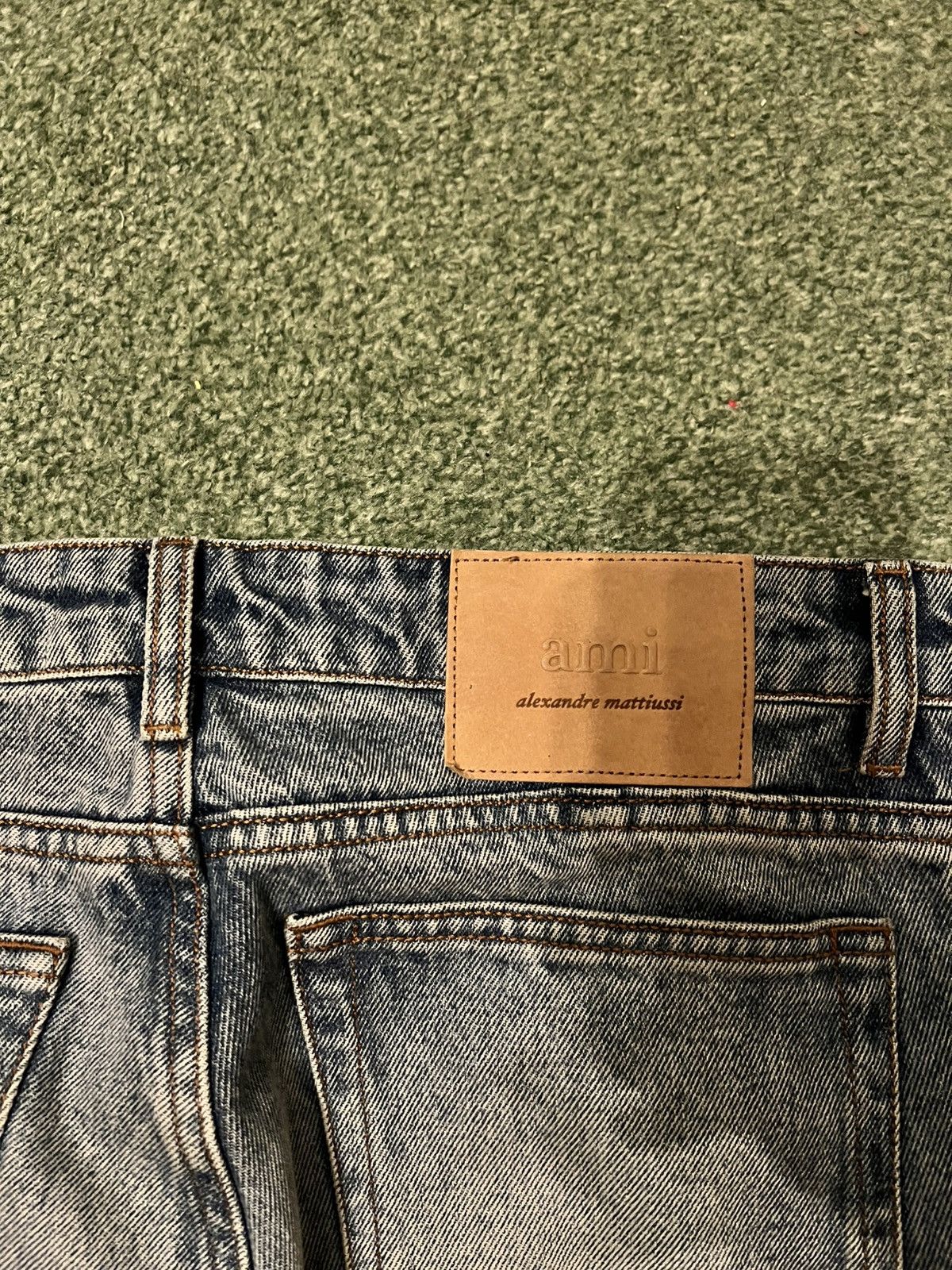 AMI AMI BLUE COTTON CLASSIC FIT JEANS Size US 30 / EU 46 - 3 Thumbnail