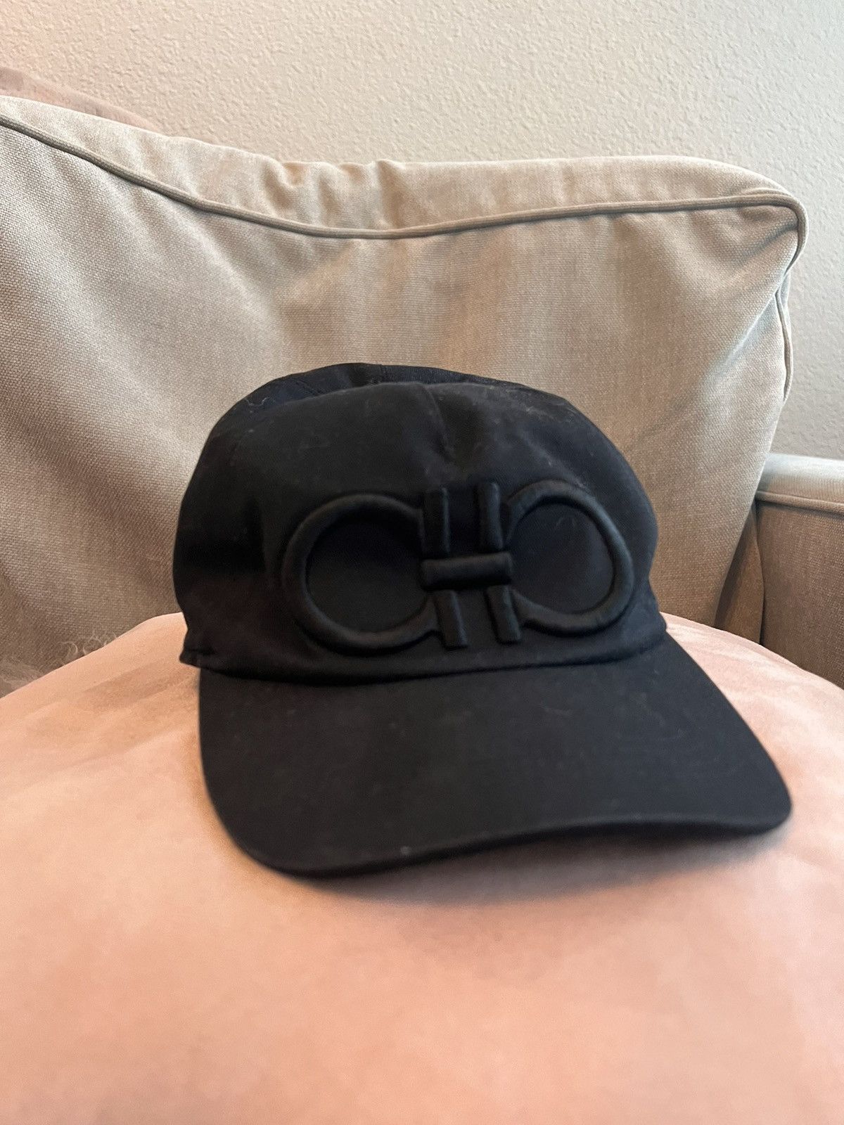 image of Salvatore Ferragamo Ferragamo Hat in Black, Men's