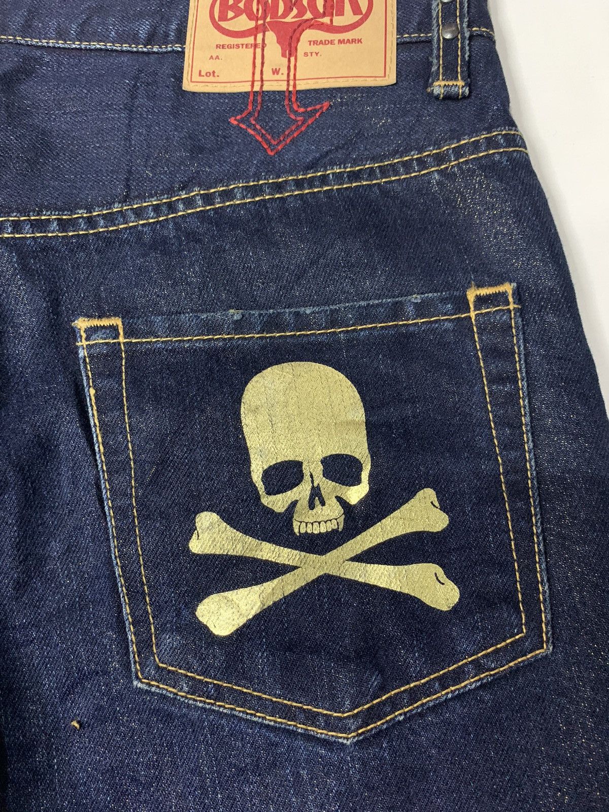 Japanese Brand × Roen Reon Mastermind x bobson Skull Jeans Size US 31 - 10 Thumbnail