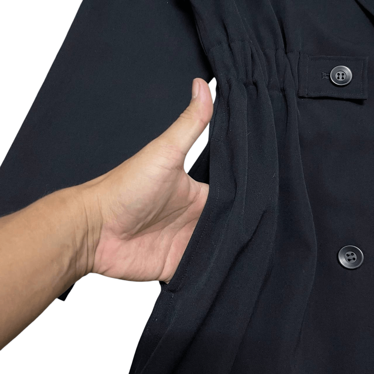 Yohji Yamamoto Yohji Yamamoto Wool Dress Long Coat Size M / US 6-8 / IT 42-44 - 5 Thumbnail