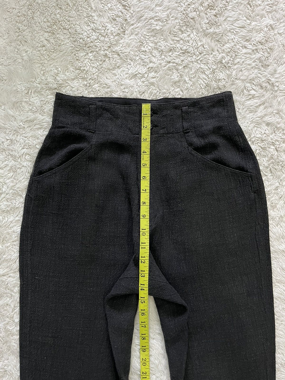 Vintage × Y's × Yohji Yamamoto vintage y's yohji yamamoto high waisted linen pants Size 28" / US 6 / IT 42 - 12 Thumbnail