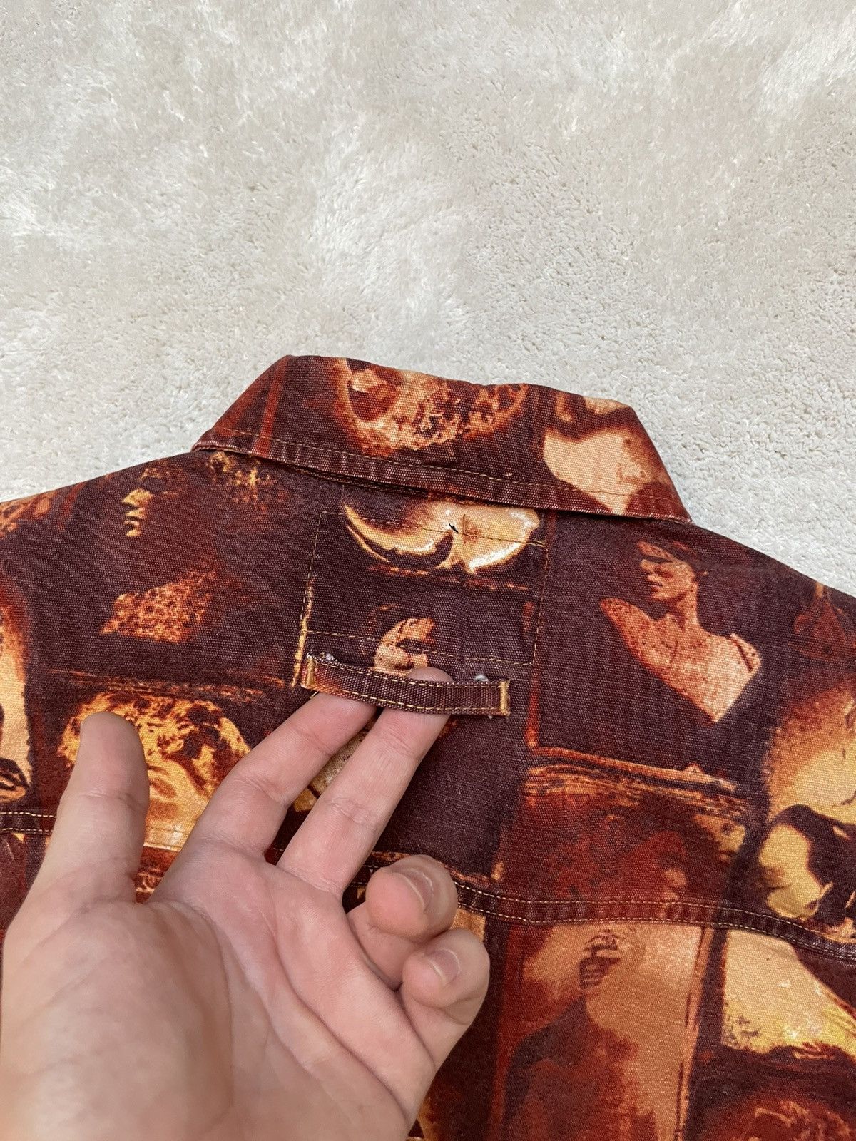 Jean Paul Gaultier 1990s Gaultier printed denim vest Size M / US 6-8 / IT 42-44 - 4 Thumbnail