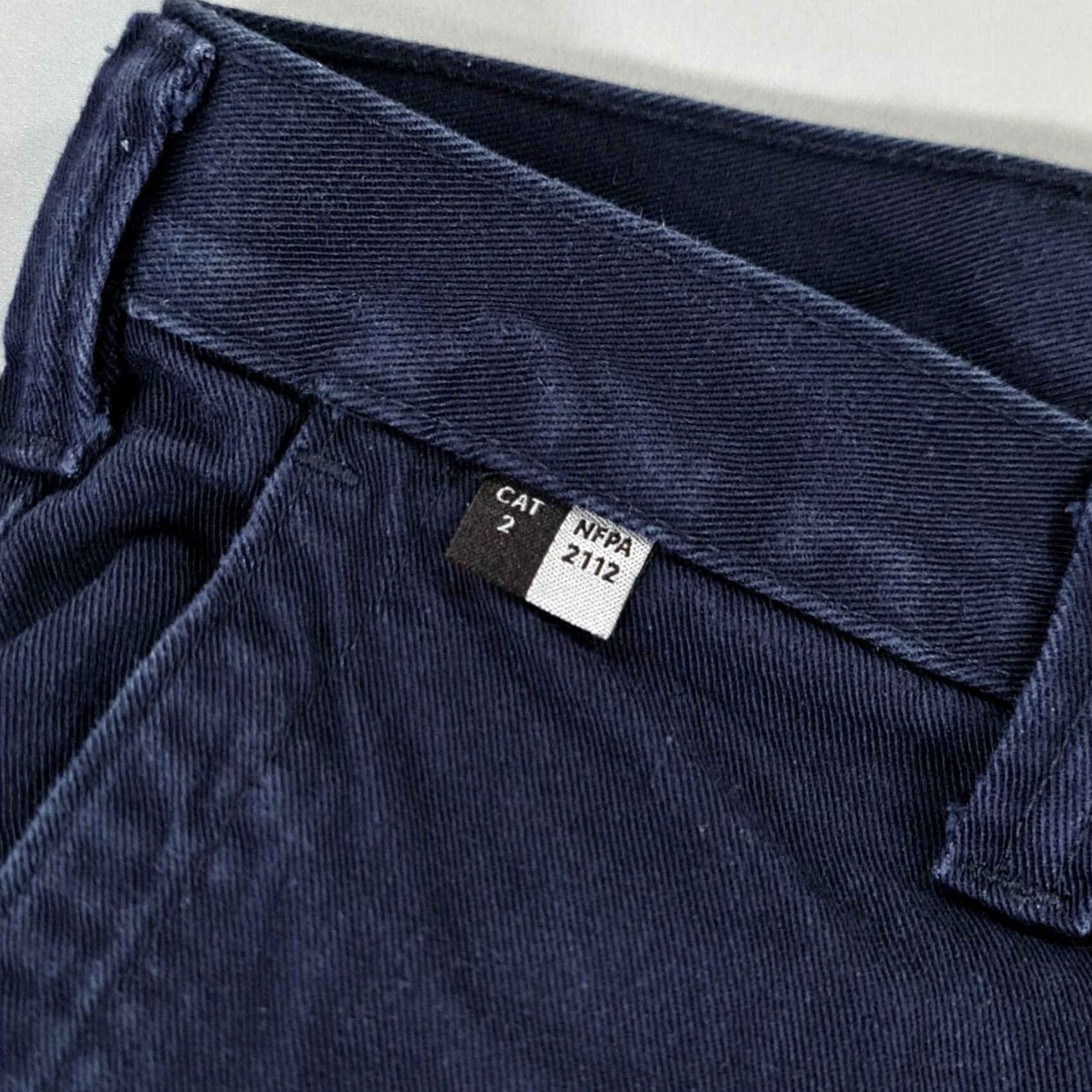 Carhartt VINTAGE Carhartt Mens Trousers Navy Blue W42 L32 Flame Resistant CAT 2 Work Pants 371-20 Size US 42 / EU 58 - 3 Thumbnail