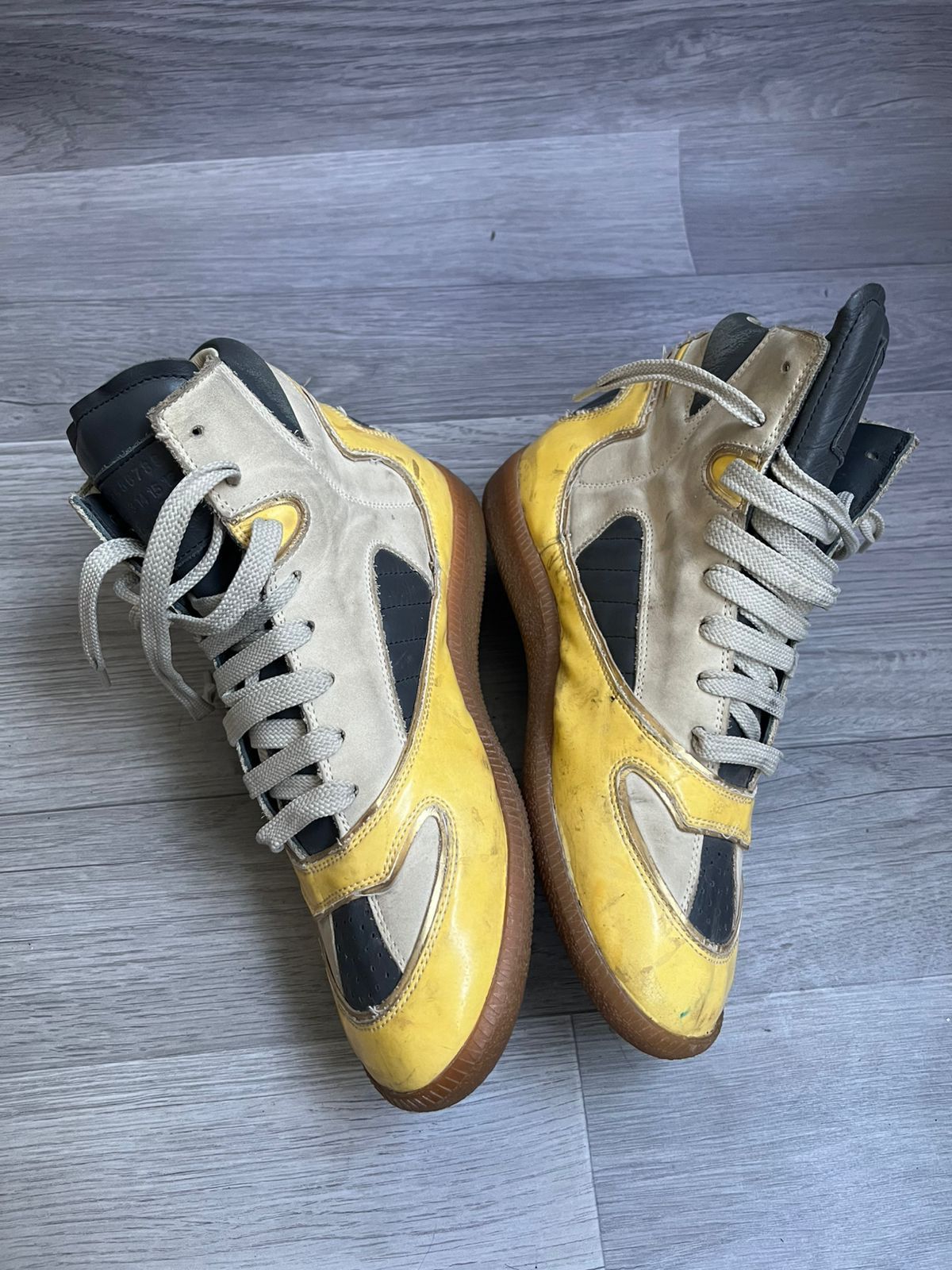 Maison Margiela Maison Margiela FW 12 Replica Hi Top Gat Sneakers Sz 38.5 Size US 8.5 / IT 38.5 - 4 Thumbnail