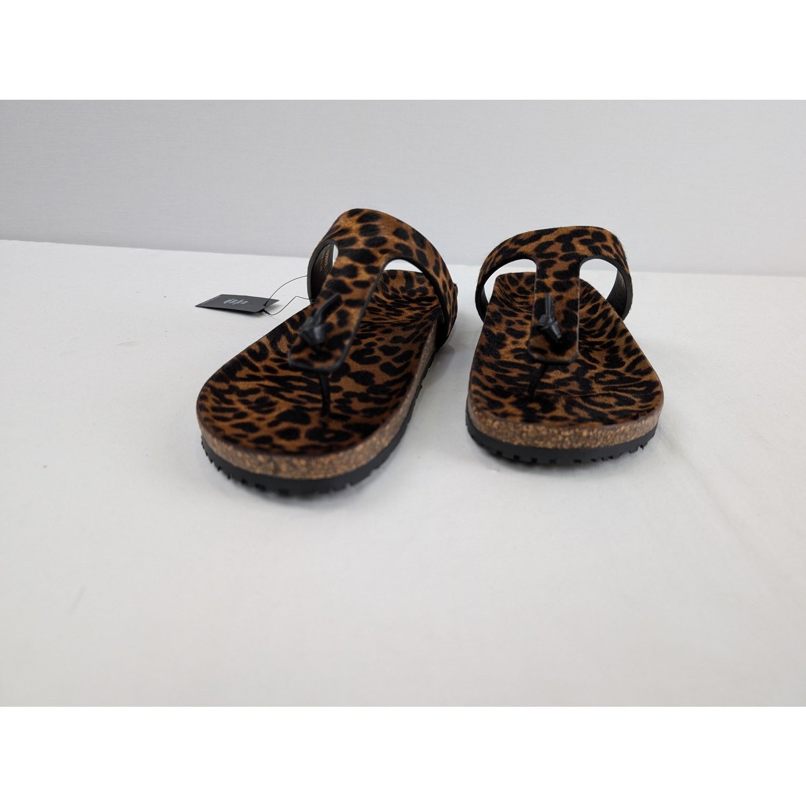 Saint Laurent Paris o1rshd1 Pony Spots Slipper sandal in Brown/Black Size US 10.5 / EU 43-44 - 5 Thumbnail