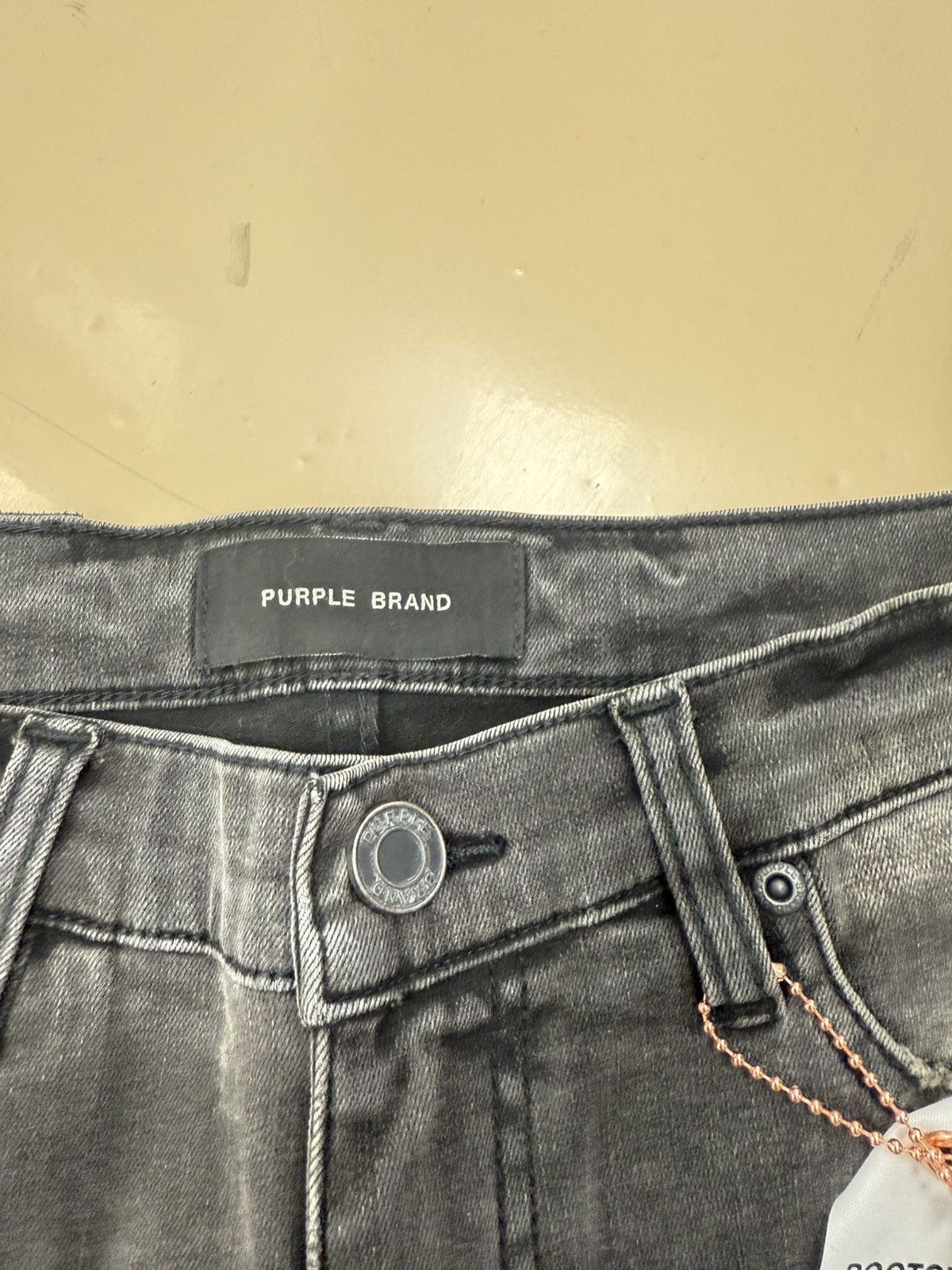 Other Purple Brand Flare Washed Black Jeans Size 26" / US 2 / IT 38 - 4 Thumbnail