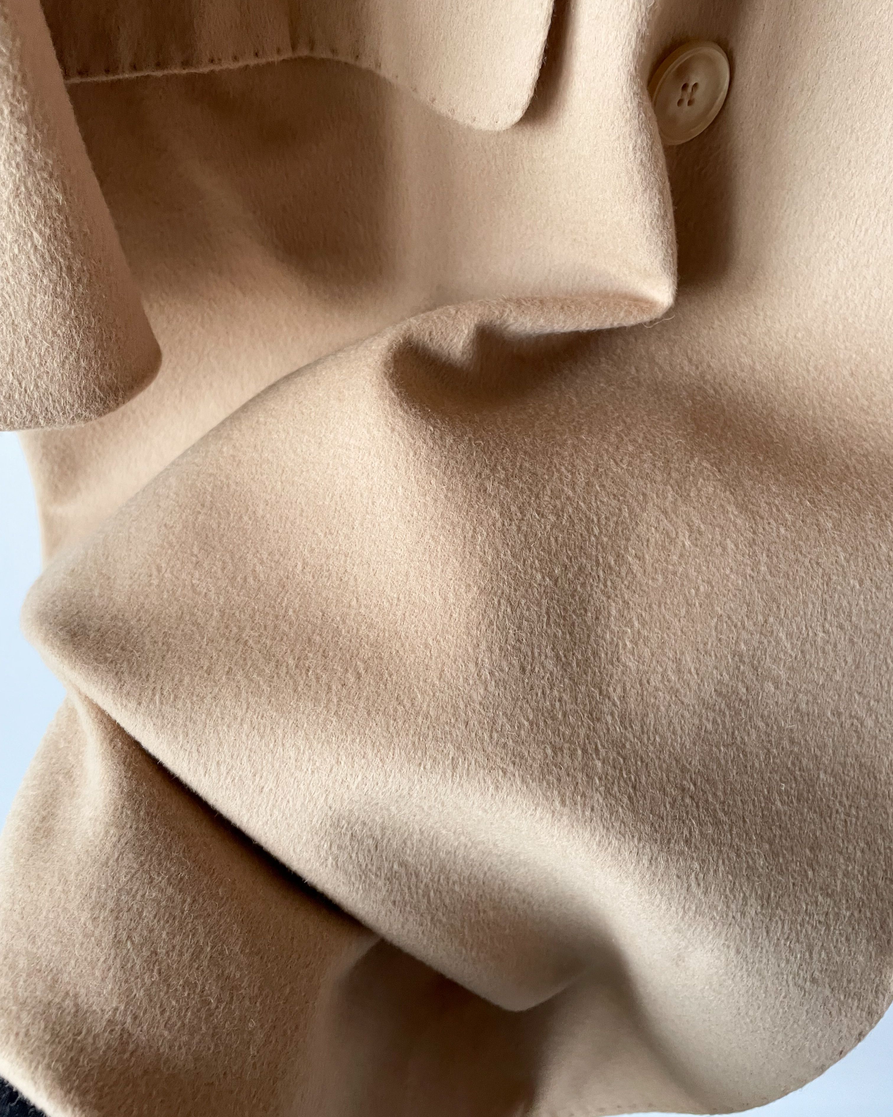 Colombo Vintage Colombo Fabric Camel Coat – Pure Cashmere Size XL / US 12-14 / IT 48-50 - 11 Thumbnail