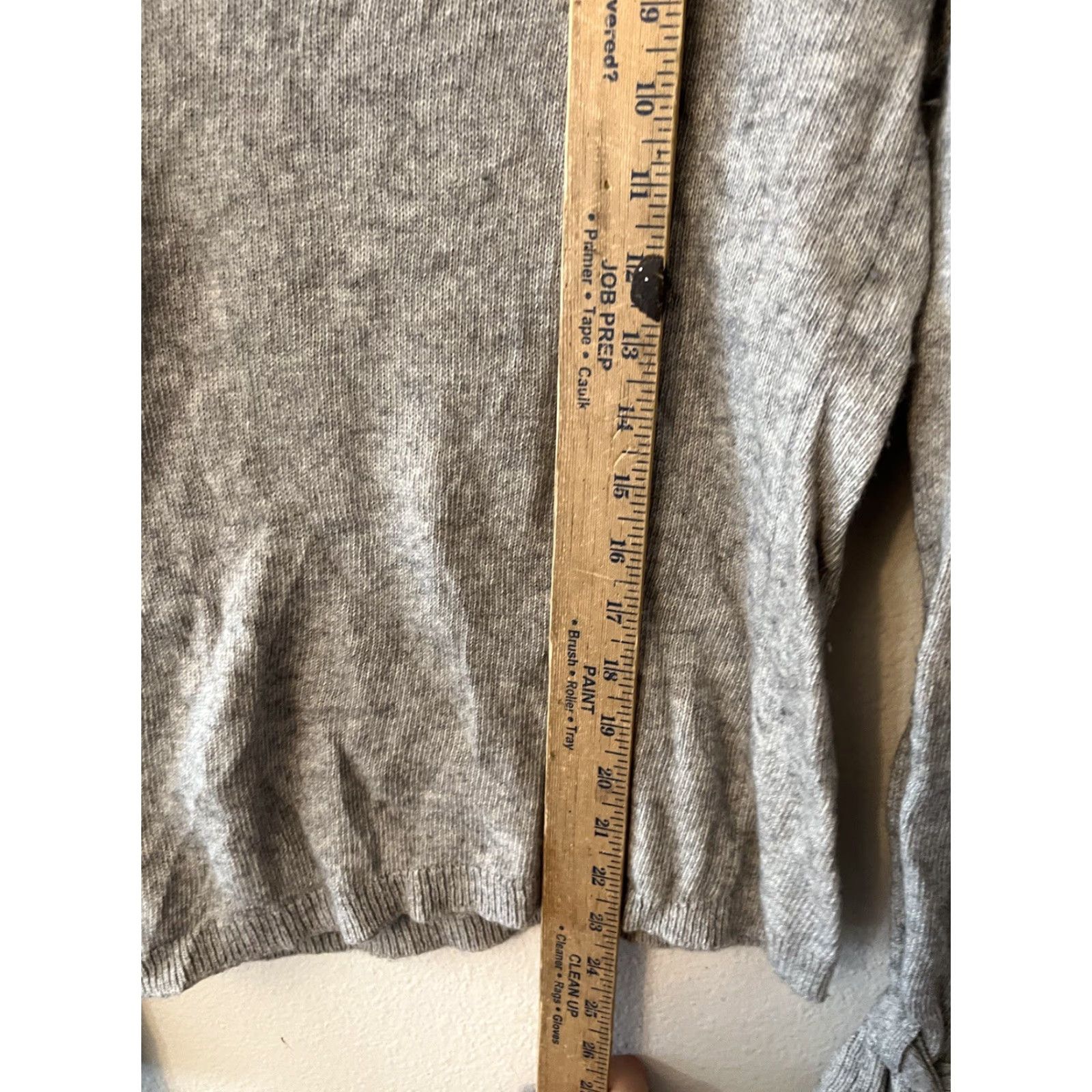 Banana Republic Banana Republic Sweater Womens Medium Gray Long Sleeve Crew Neck Pullover Knit Wool Solid Filpucci Tight-Knit Regular Size M / US 6-8 / IT 42-44 - 4 Thumbnail
