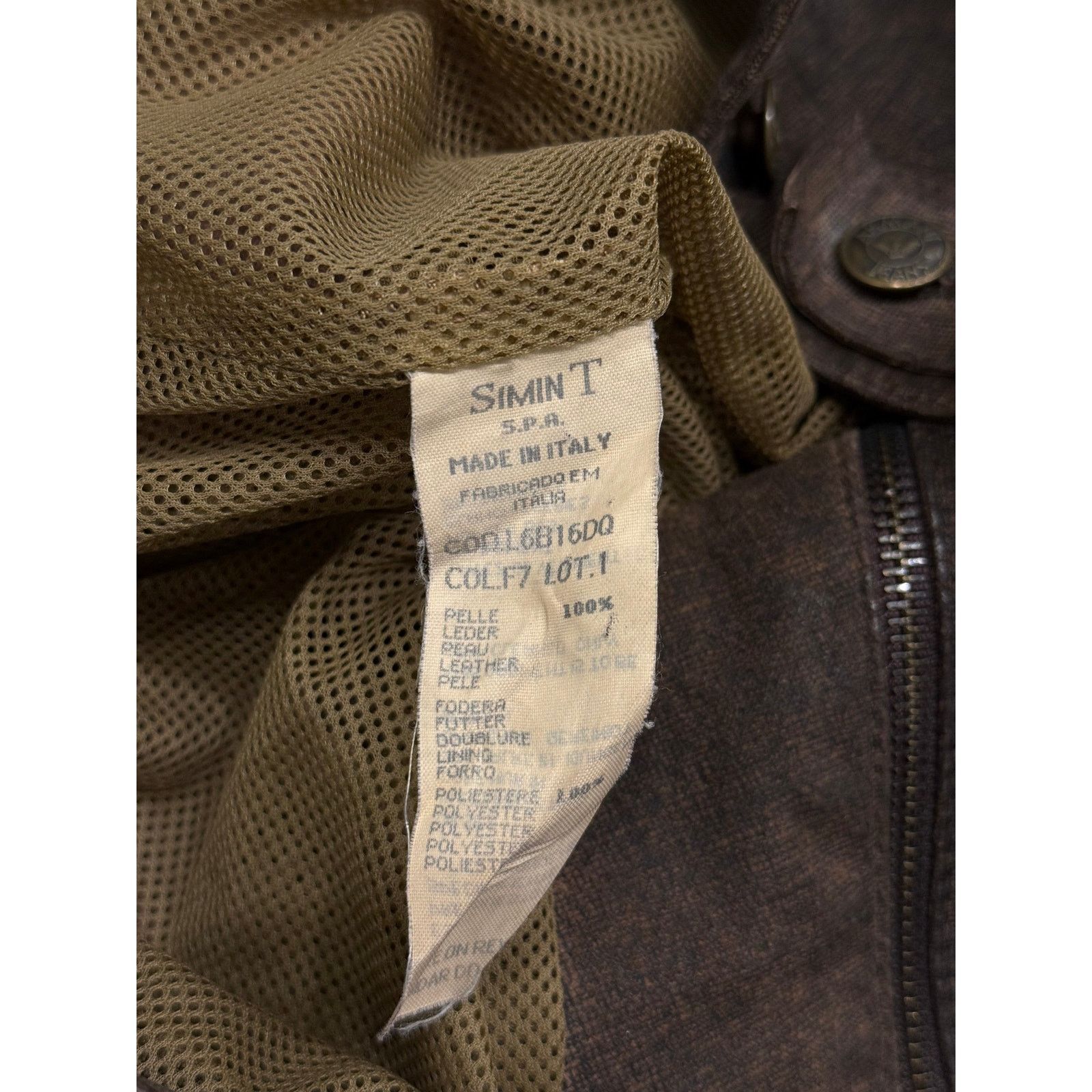 Giorgio Armani 1990s Armani leather work jacket Size US M / EU 48-50 / 2 - 8 Thumbnail