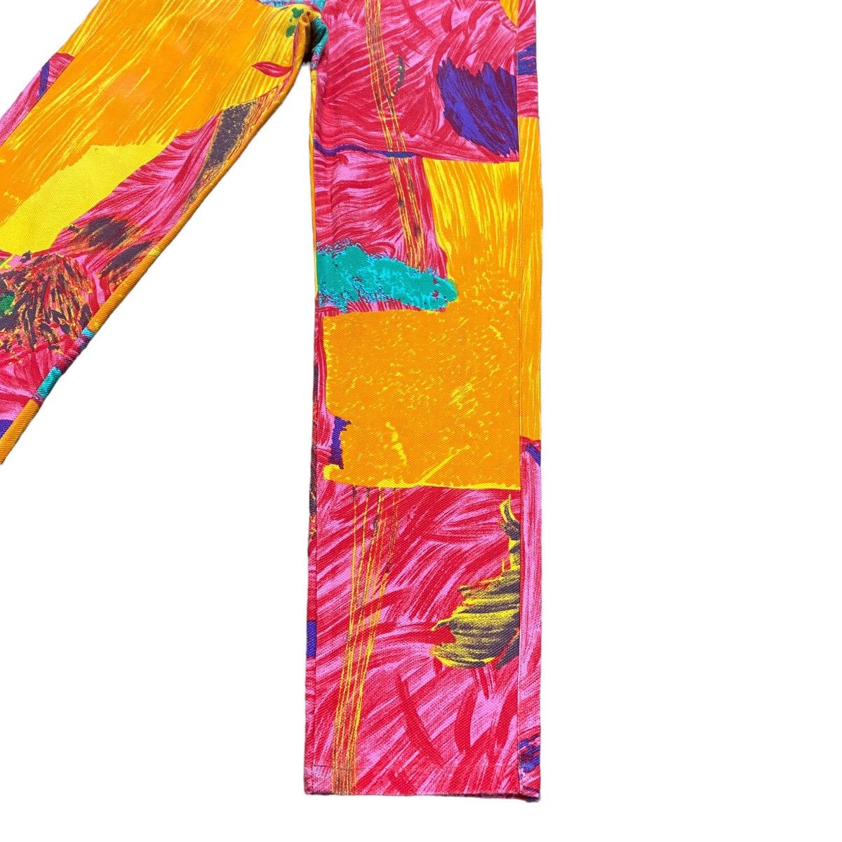 Issey Miyake Archive Issey Miyake Multi Colour Artisanal Painter Jeans Size 24" / US 00 / IT 34 - 8 Thumbnail
