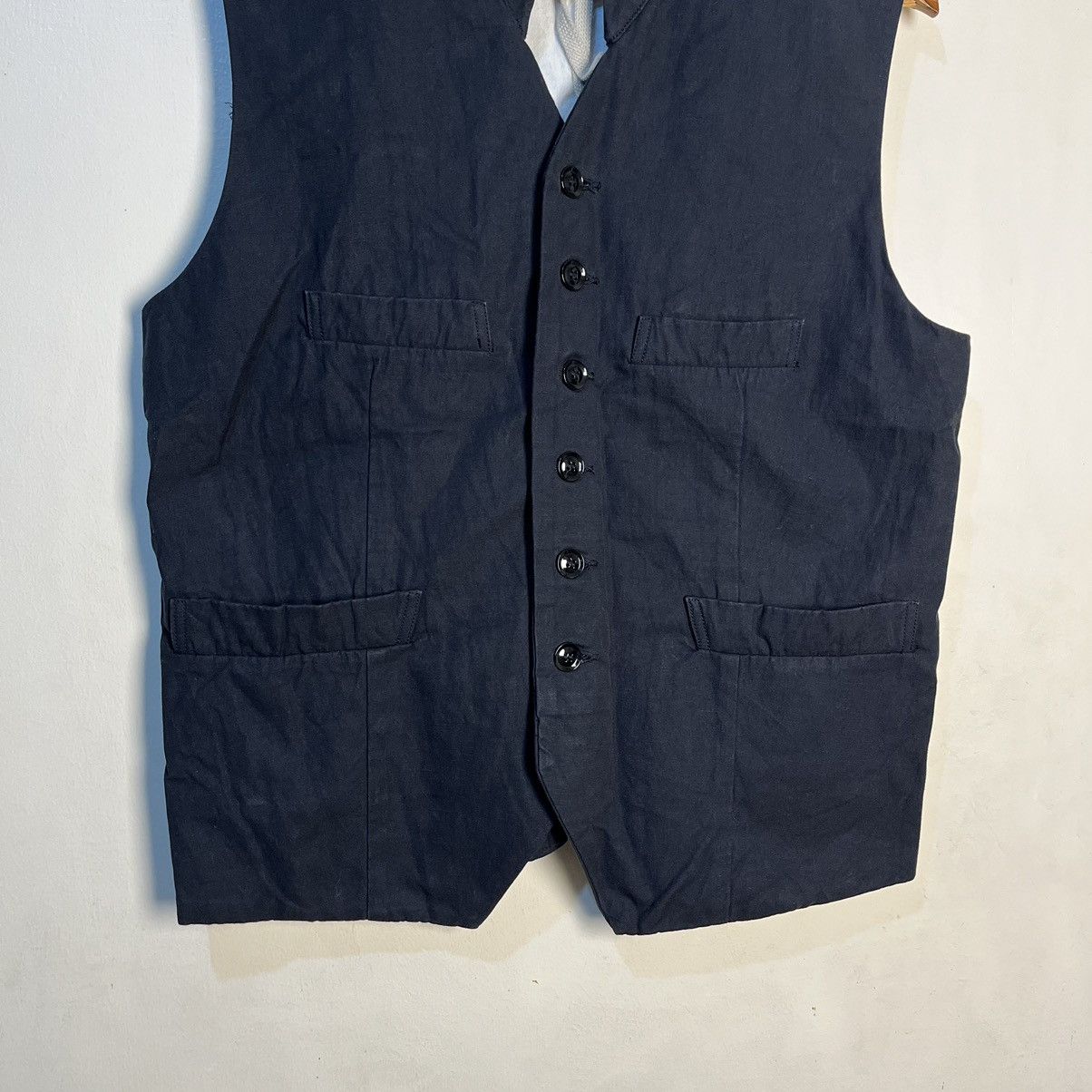 Garment Reproduction of Workers Garment Reproduction of Workers Dolman Collar Rebake Vest Size US M / EU 48-50 / 2 - 3 Thumbnail