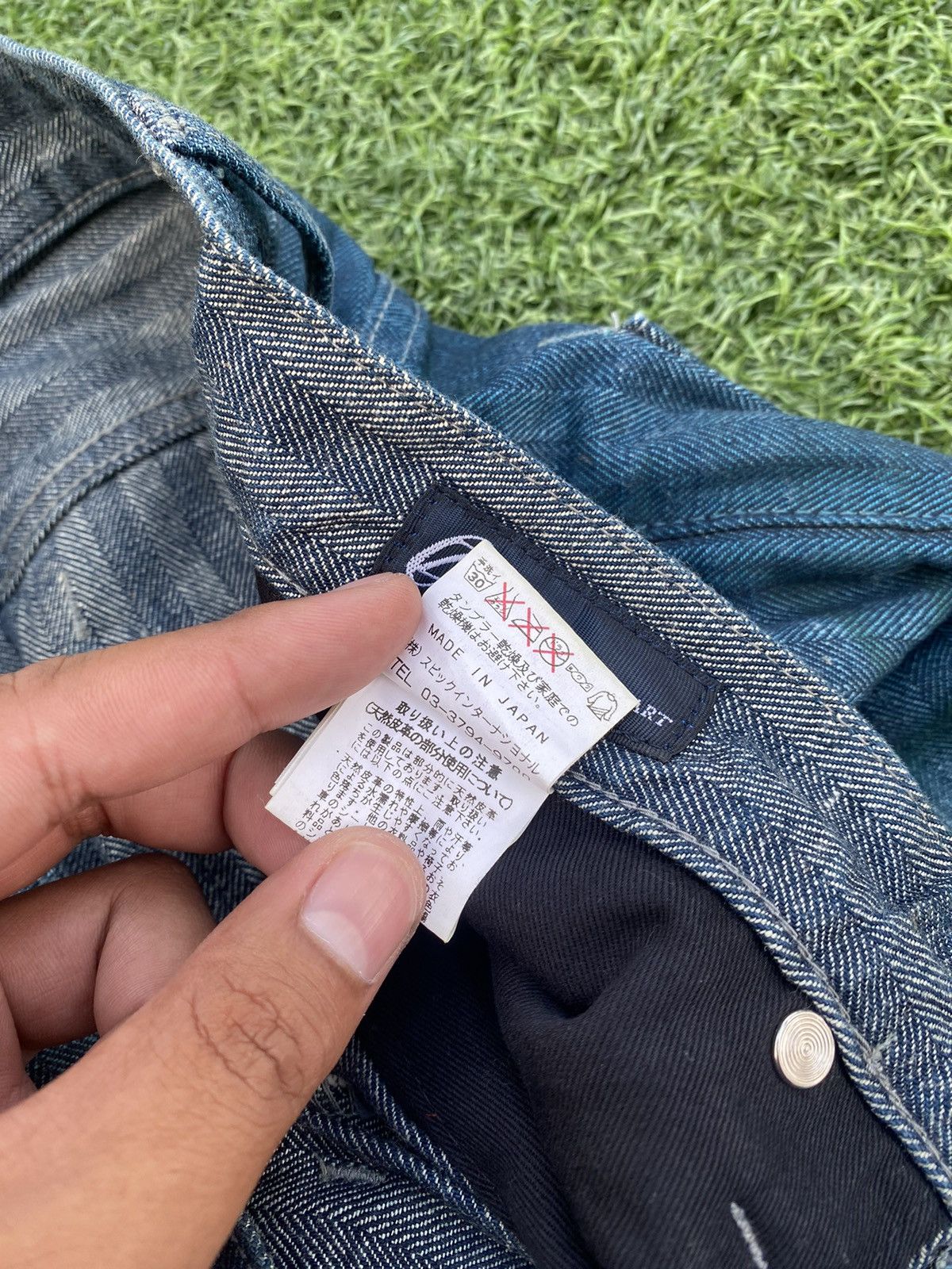 Tornado Mart TORNADO MART STRIPE FLARED JEANS 💥 Size US 29 - 11 Thumbnail