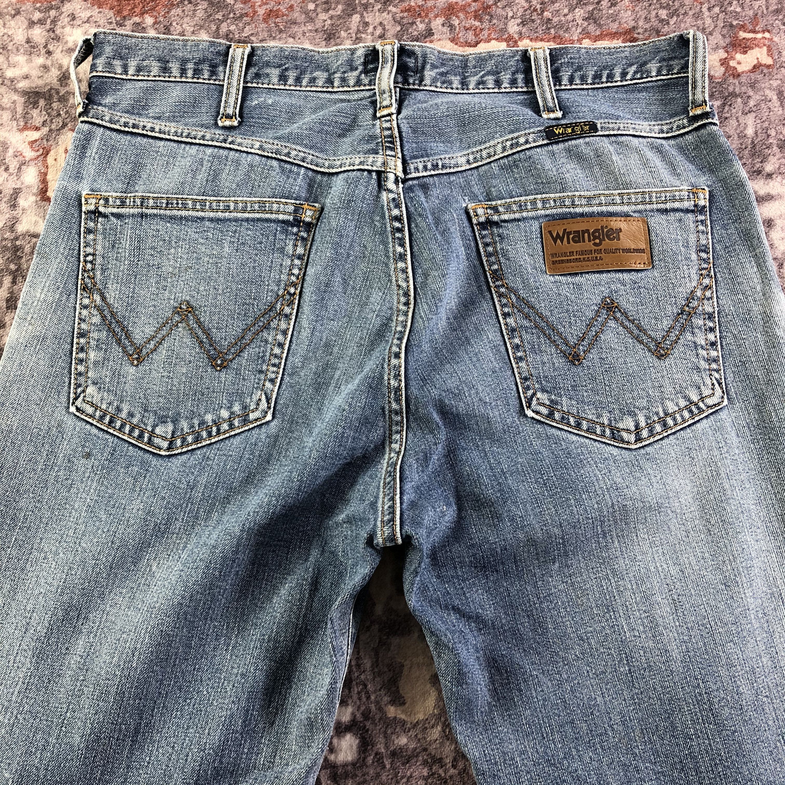 Vintage × Wrangler Vintage Blue Wash Wrangler Jeans-JM3272 Size US 34 / EU 50 - 4 Thumbnail
