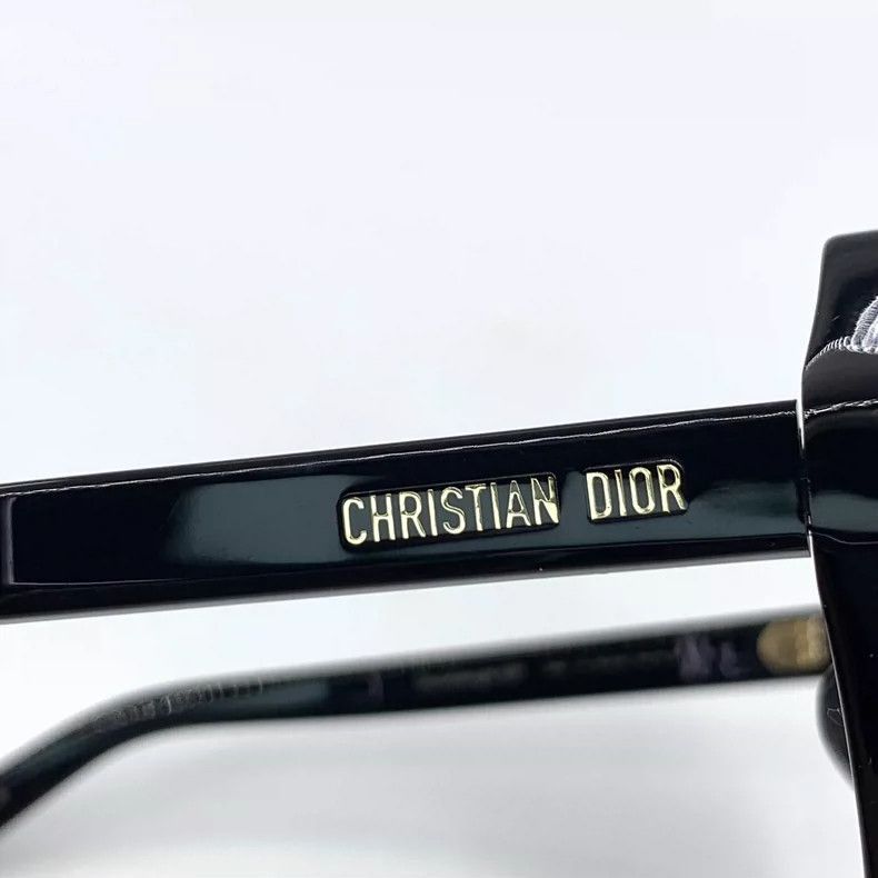 Dior Christian Dior Black Logo Sunglasses with Case-2505 Size ONE SIZE - 7 Thumbnail