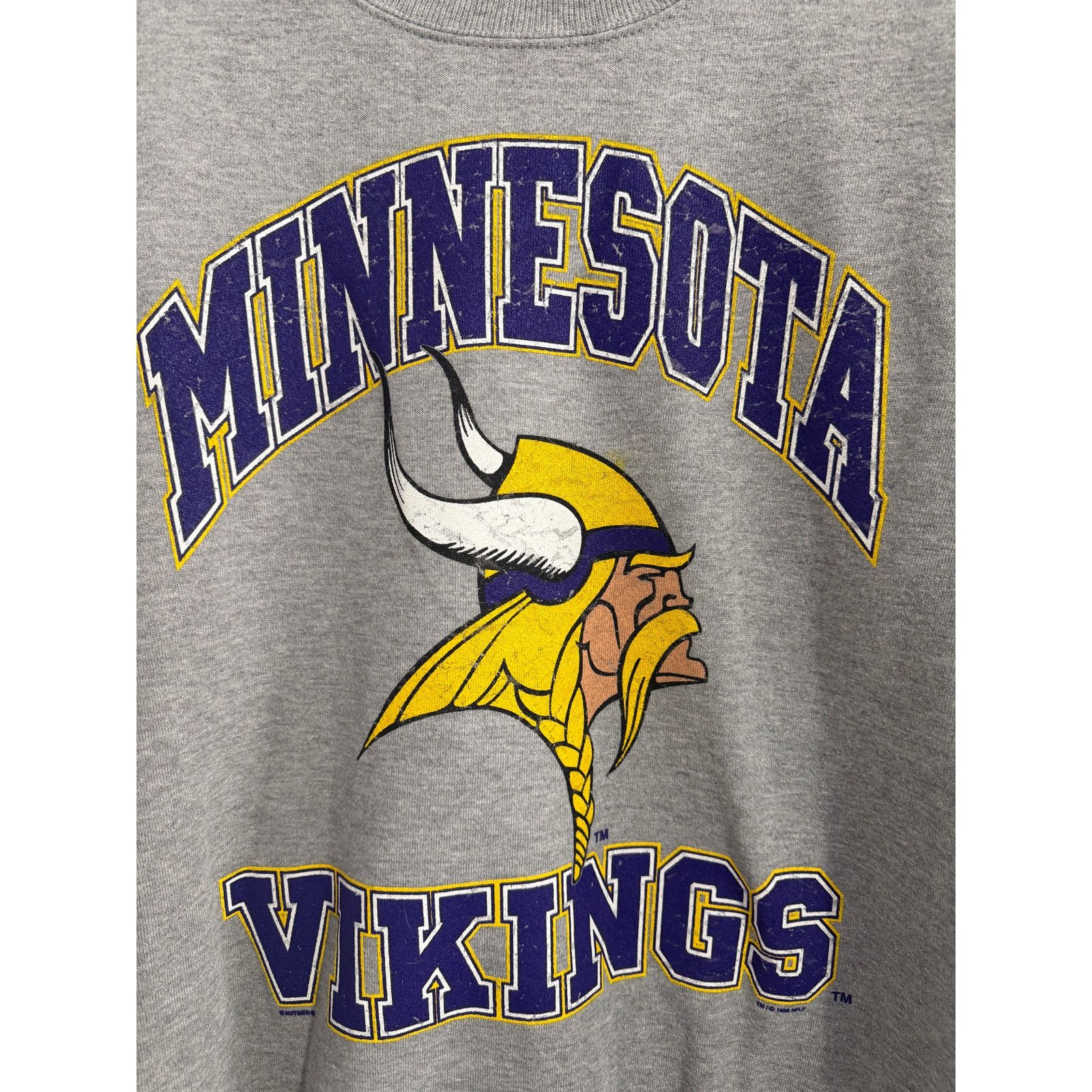 Lee NWT Vintage Minnesota Vikings Crewneck Sweatshirt Size L Size US L / EU 52-54 / 3 - 3 Thumbnail