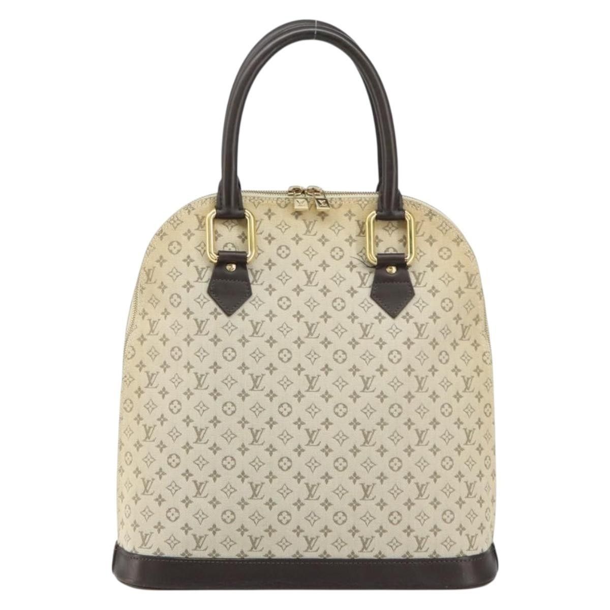 Louis Vuitton Louis Vuitton Alma Handbag Mini Lin Monogram Size ONE SIZE - 1 Thumbnail