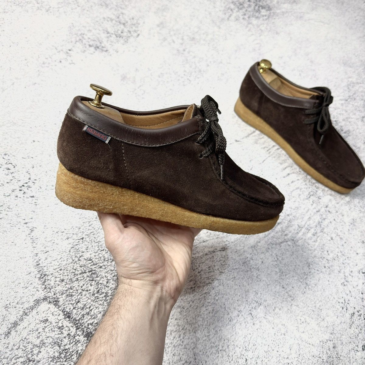 Handmade × Sebago Sebago Koala Low Brown Suede Handmade US8.5 UK8 EU42 27cm Size US 8.5 / EU 41-42 - 4 Thumbnail