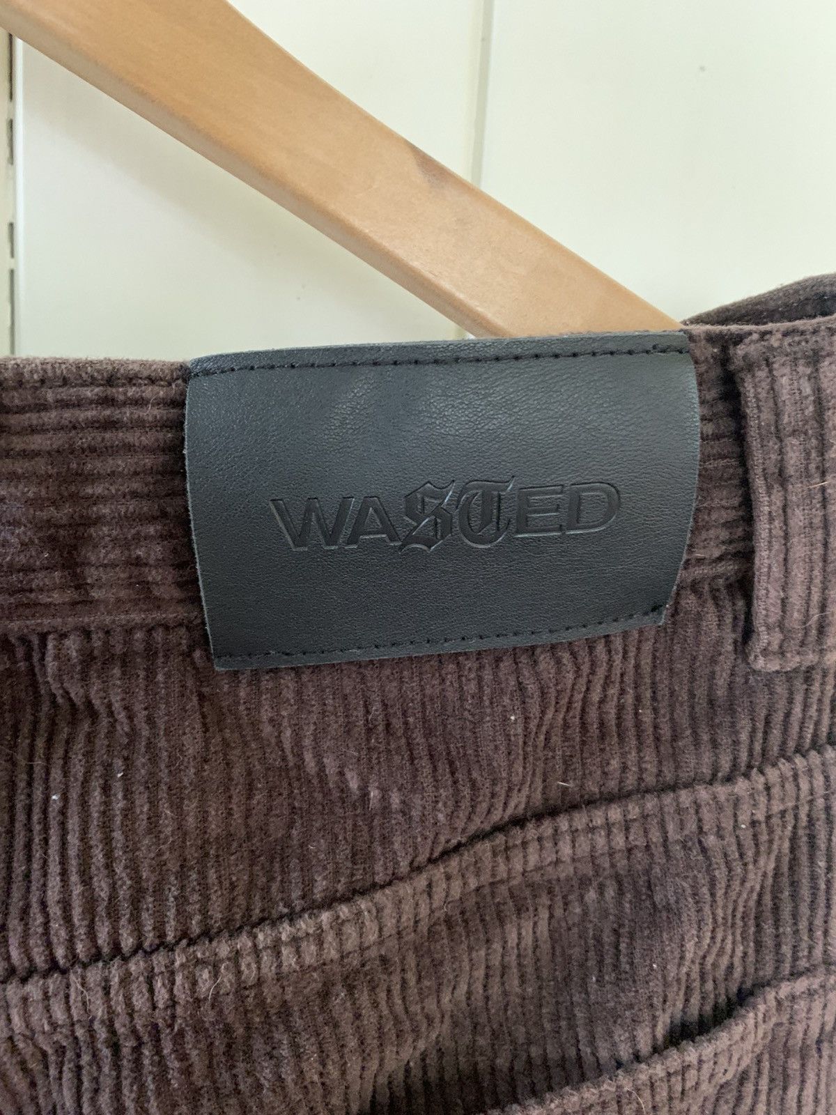 Wasted Paris Brown corduroy pants by french 🇫🇷brand (wasted paris) Size US 32 / EU 48 - 7 Thumbnail