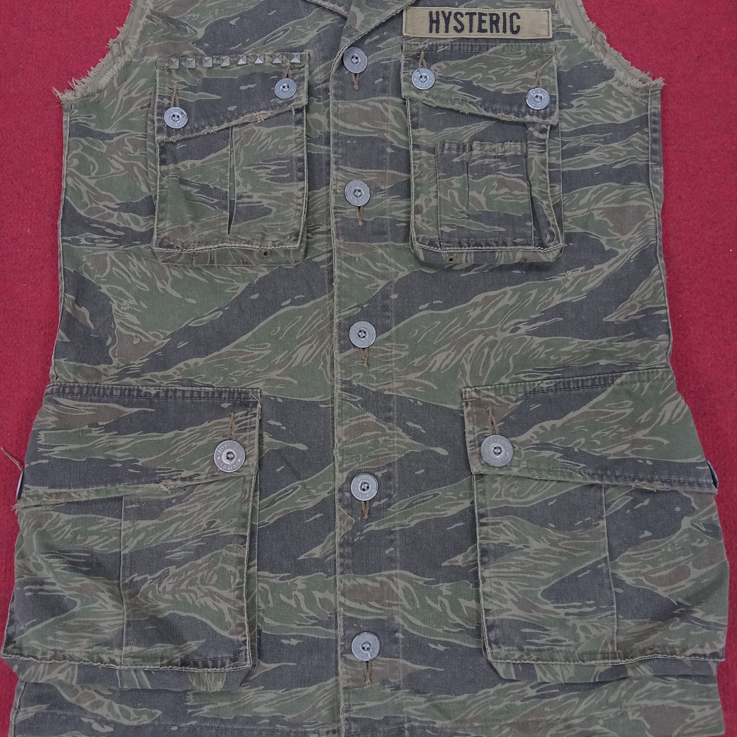 Hysteric Glamour × Japanese Brand × Vintage Hysteric Glamour Japanese Brand Army Vest Style Size US M / EU 48-50 / 2 - 2 Thumbnail