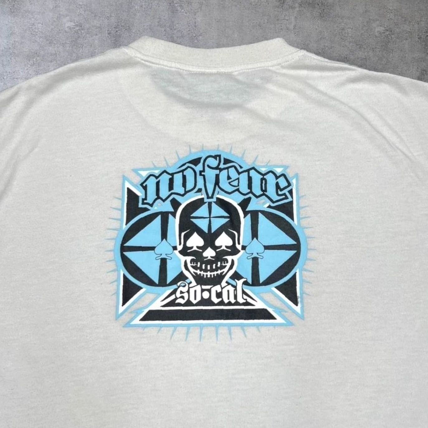 No Fear No Fear “So-Cal” Skater Y2K Logo Spellout Graphic White T-Shirt M Size US M / EU 48-50 / 2 - 4 Thumbnail