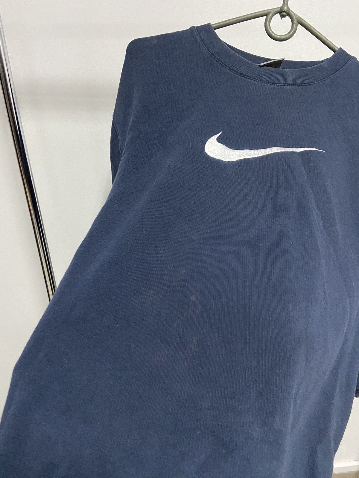 Nike × Vintage Nike Sweatshirt big Logo swoosh Vintage 90s skate Size US S / EU 44-46 / 1 - 6 Thumbnail