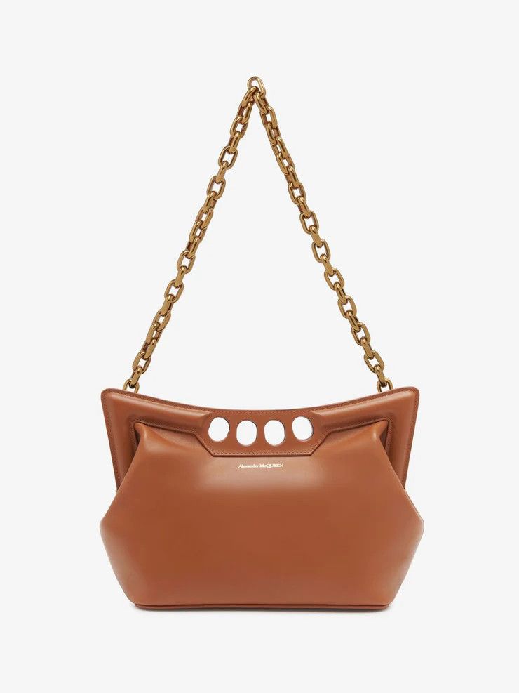 Alexander McQueen o1w1db10925 Size: OS/The Peak Bag Small in Brown Size ONE SIZE - 3 Thumbnail