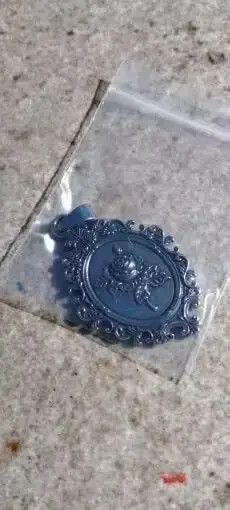 Other Vintage Stainless Steel Mirror With Flowers Pendant Necklace Size ONE SIZE - 2 Thumbnail