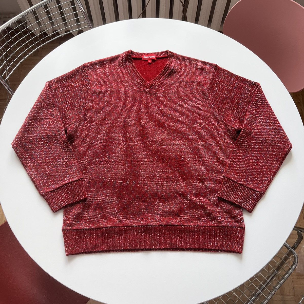 トップス Supreme Cow Print Cardigan Red S Supreme Supreme Cow Print Cardigan Red | Grailed